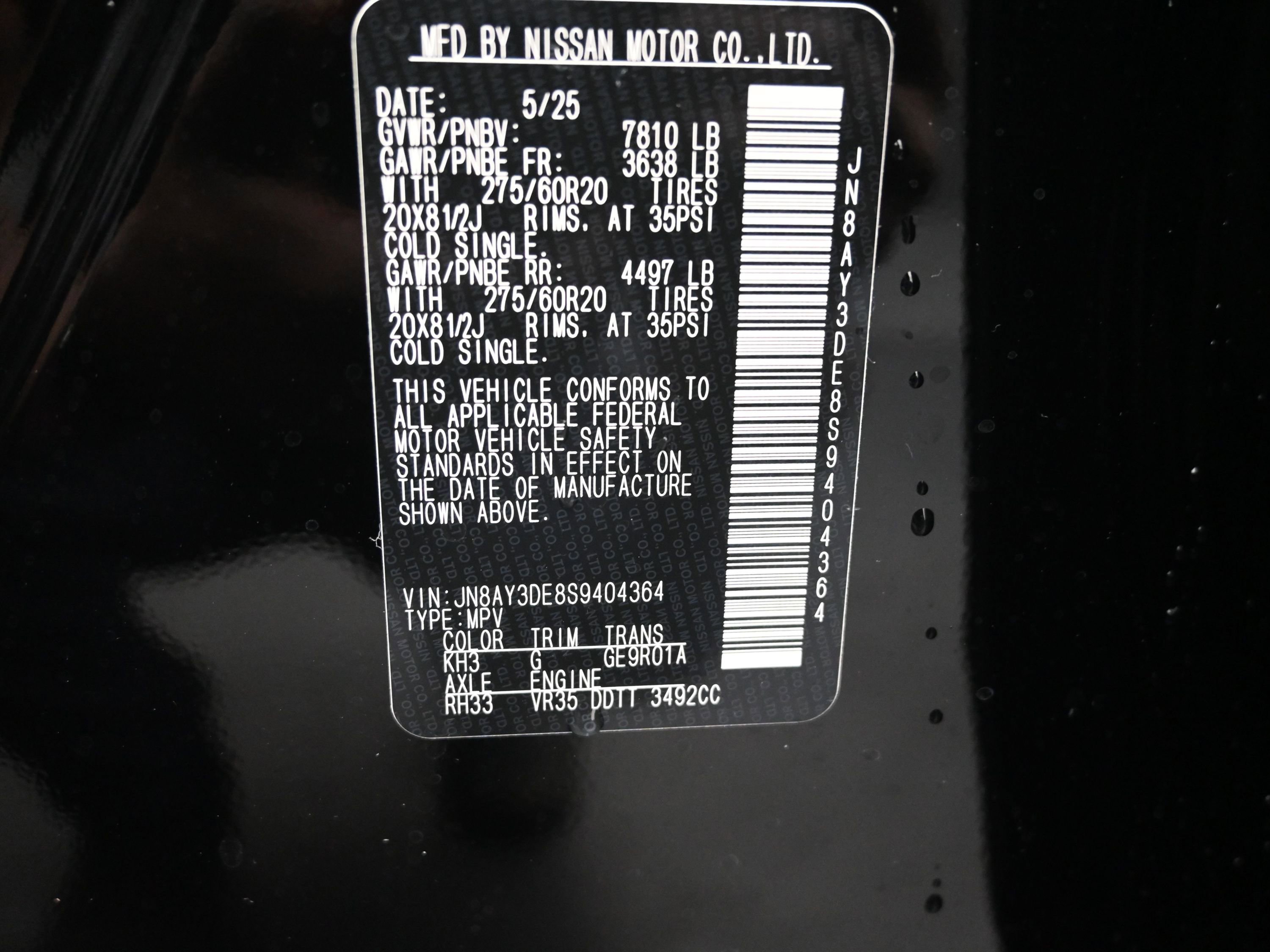 New 2025 Nissan Armada PRO-4X w/ Pro-4X Premium Package image 10