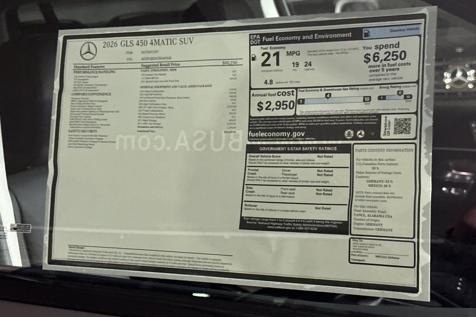 Used 2026 Mercedes-Benz GLS 450 4MATIC image 30