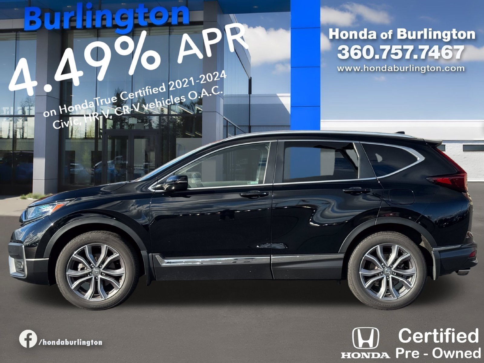 Used 2021 Honda CR-V Touring image 3