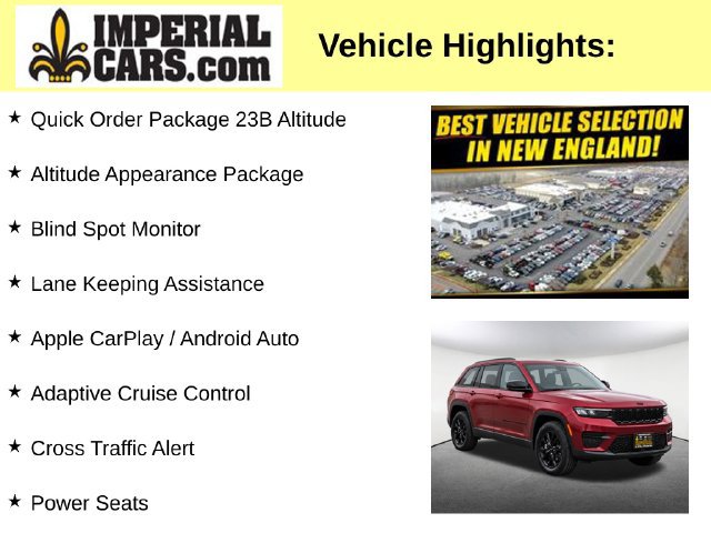 Used 2025 Jeep Grand Cherokee Altitude AWD/4WD image 3