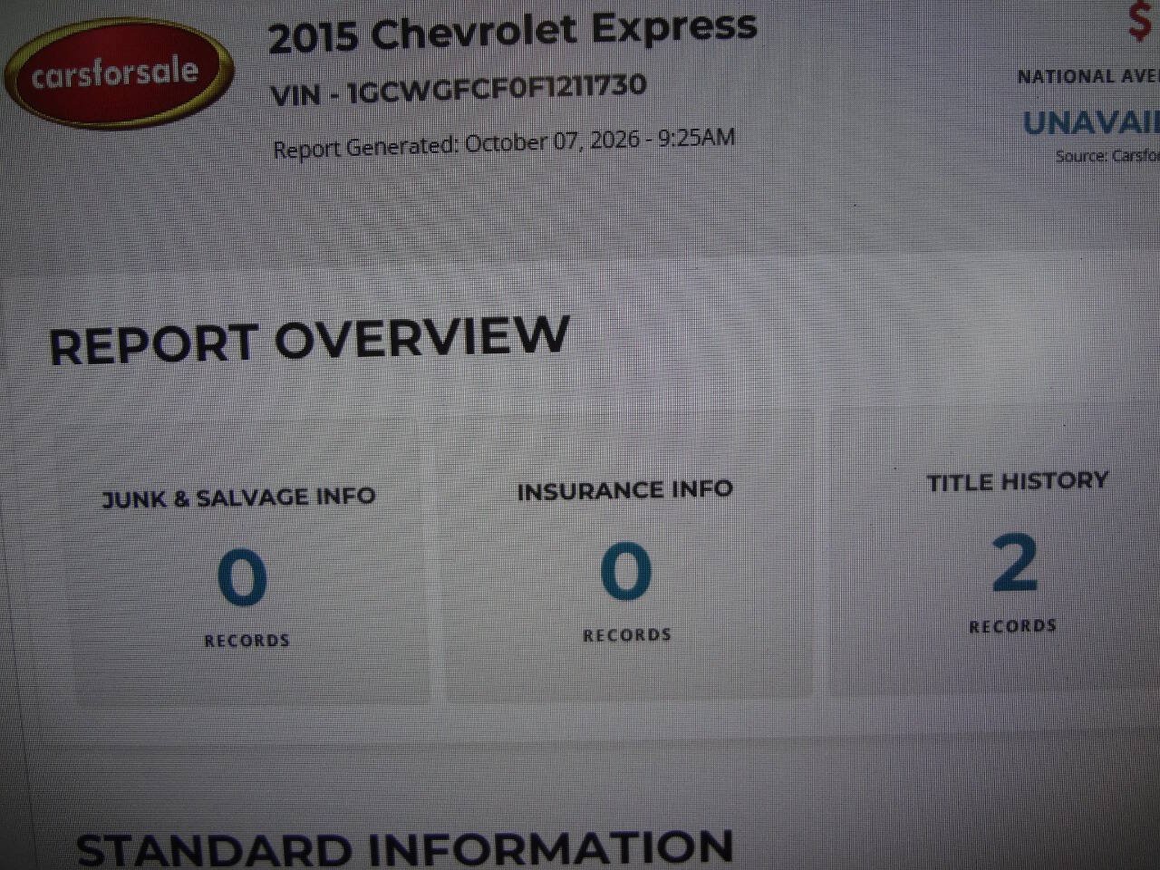 Used 2015 Chevrolet Express 2500 RWD image 12