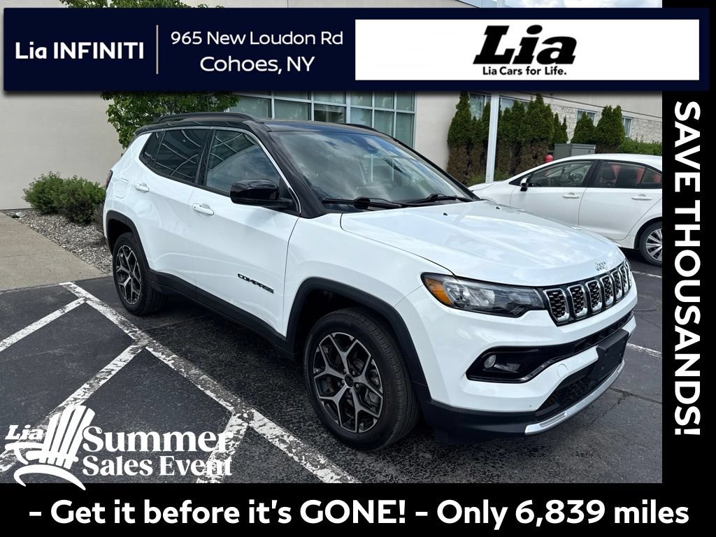 Used 2025 Jeep Compass Limited w/ Sun & Sound Group AWD/4WD 360° Tour