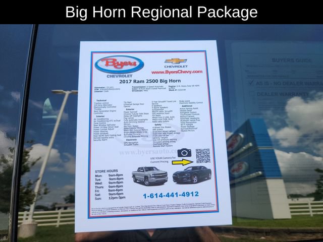 Used 2017 RAM 2500 Big Horn AWD/4WD image 14