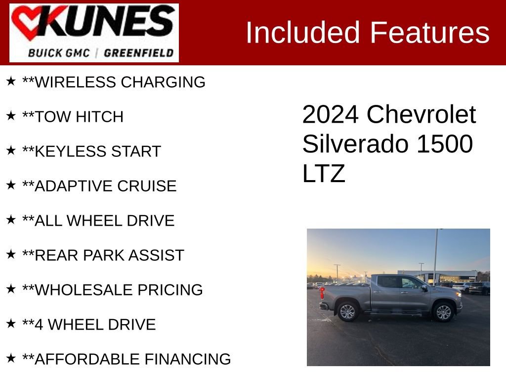 Used 2024 Chevrolet Silverado 1500 LTZ image 3
