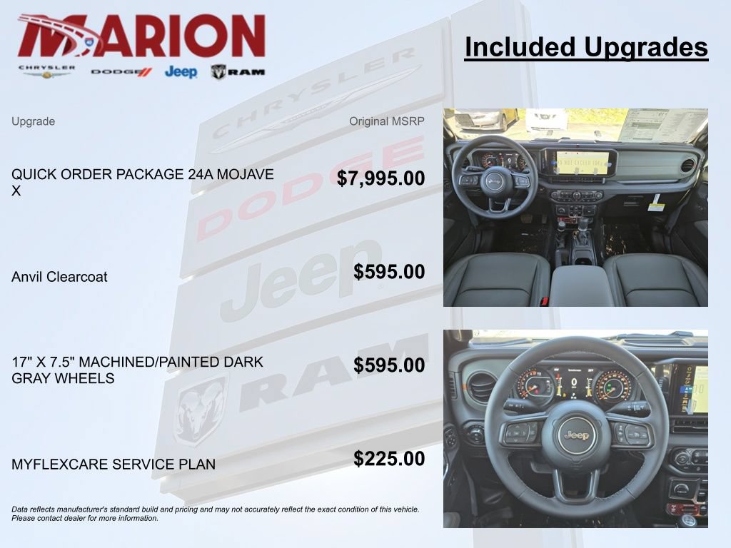 New 2026 Jeep Gladiator Mojave AWD/4WD image 9