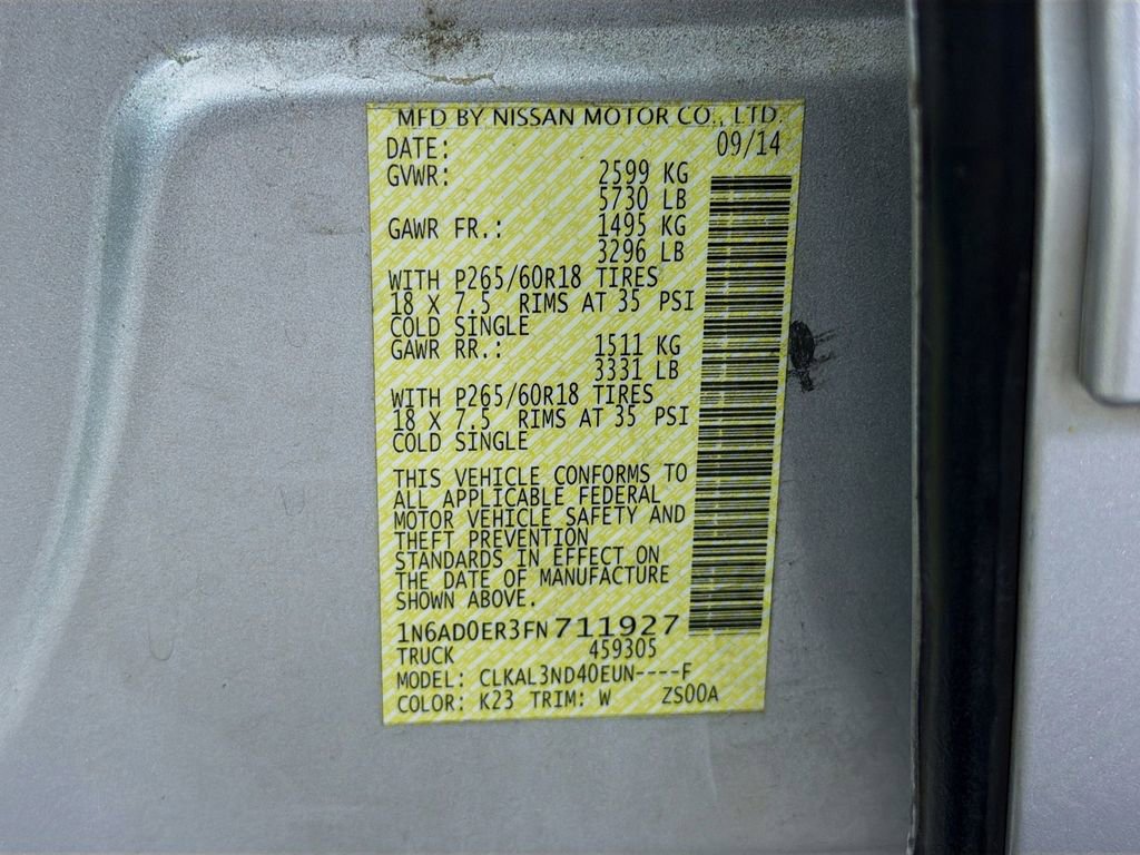 Used 2015 Nissan Frontier SL image 31