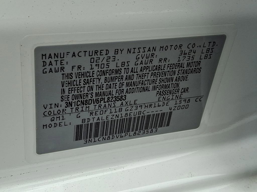 Certified 2023 Nissan Versa S w/ S Plus Package image 26