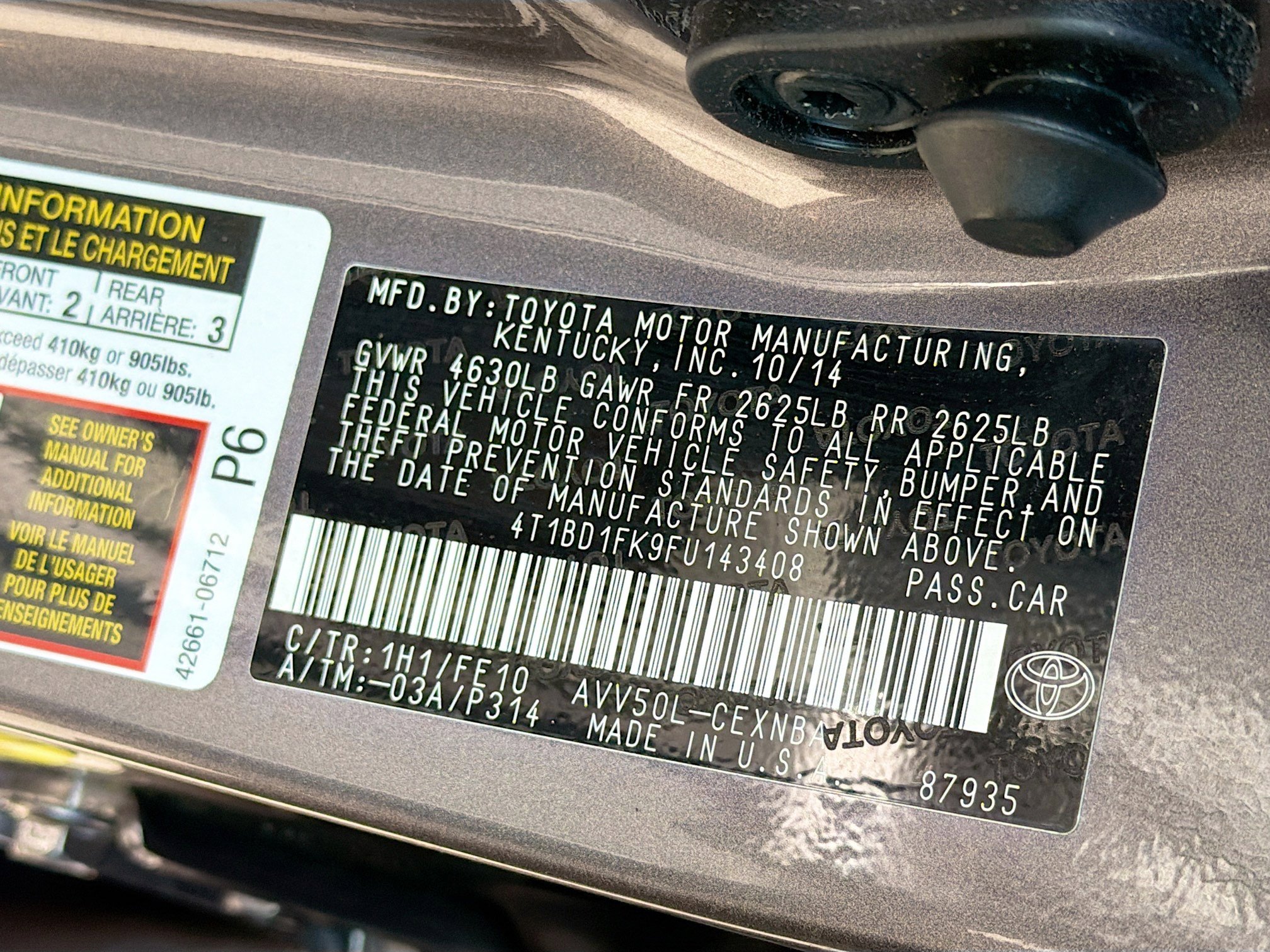 Used 2015 Toyota Camry LE image 42