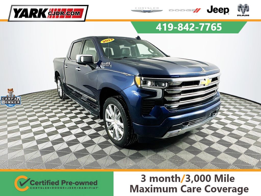 Used 2022 Chevrolet Silverado 1500 High Country w/ High Country Premium Package