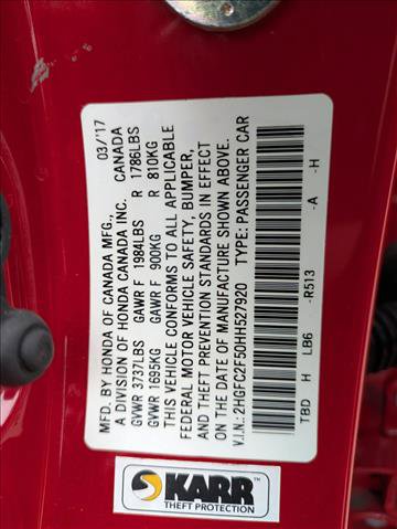 Used 2017 Honda Civic LX image 24