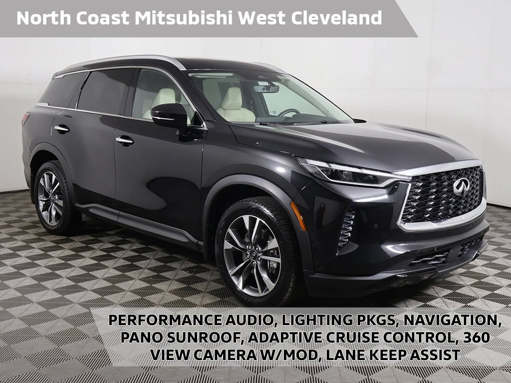 Used 2023 INFINITI QX60 Luxe w/ Performance Audio Package AWD/4WD video 1