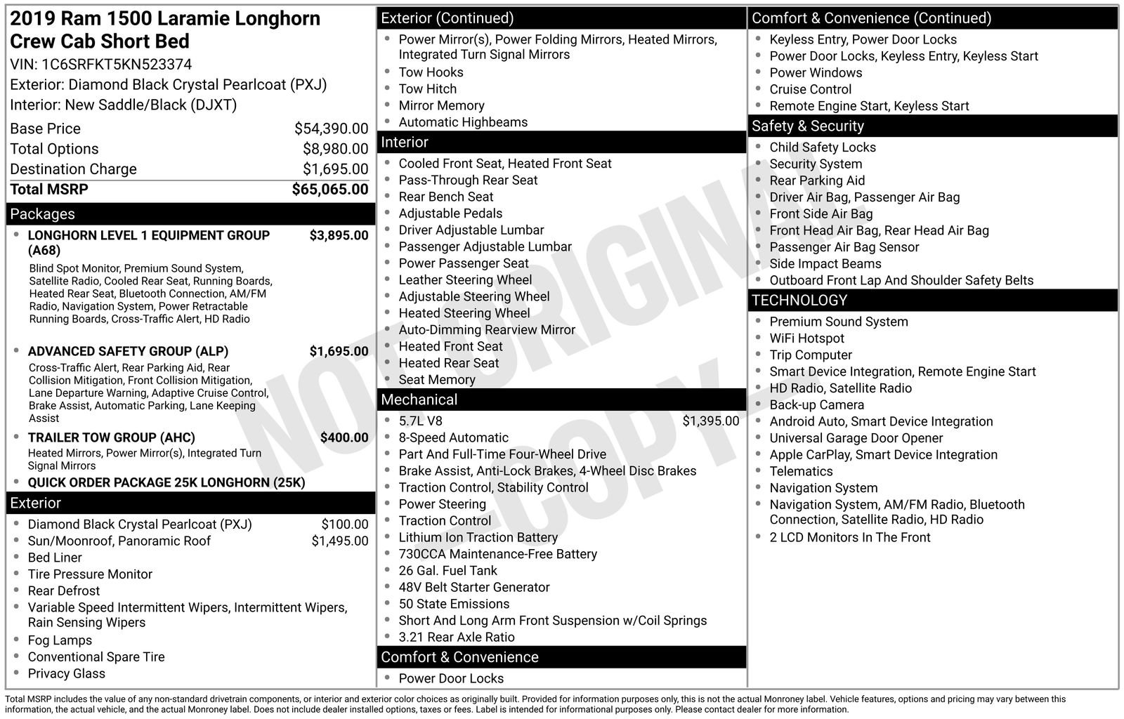 Used 2019 RAM 1500 Limited AWD/4WD image 30