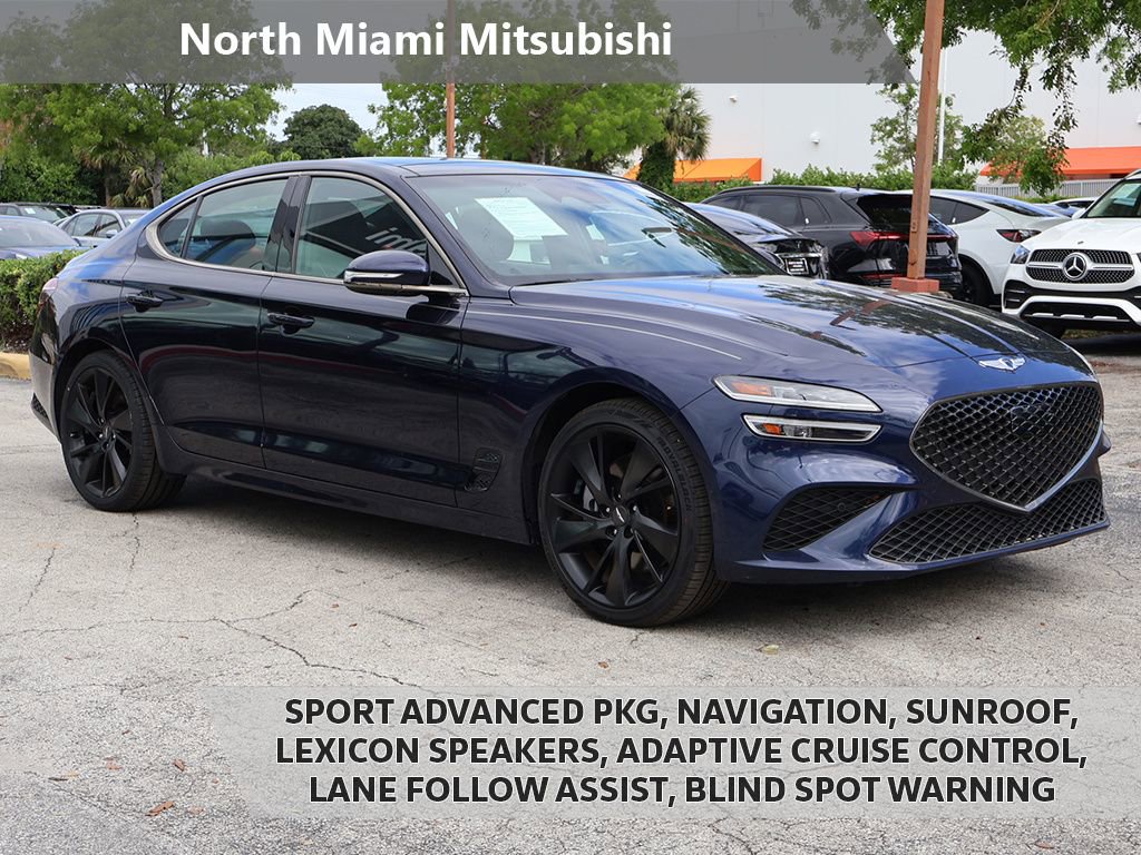 Used 2023 Genesis G70 3.3T w/ Sport Advanced Package RWD image 1
