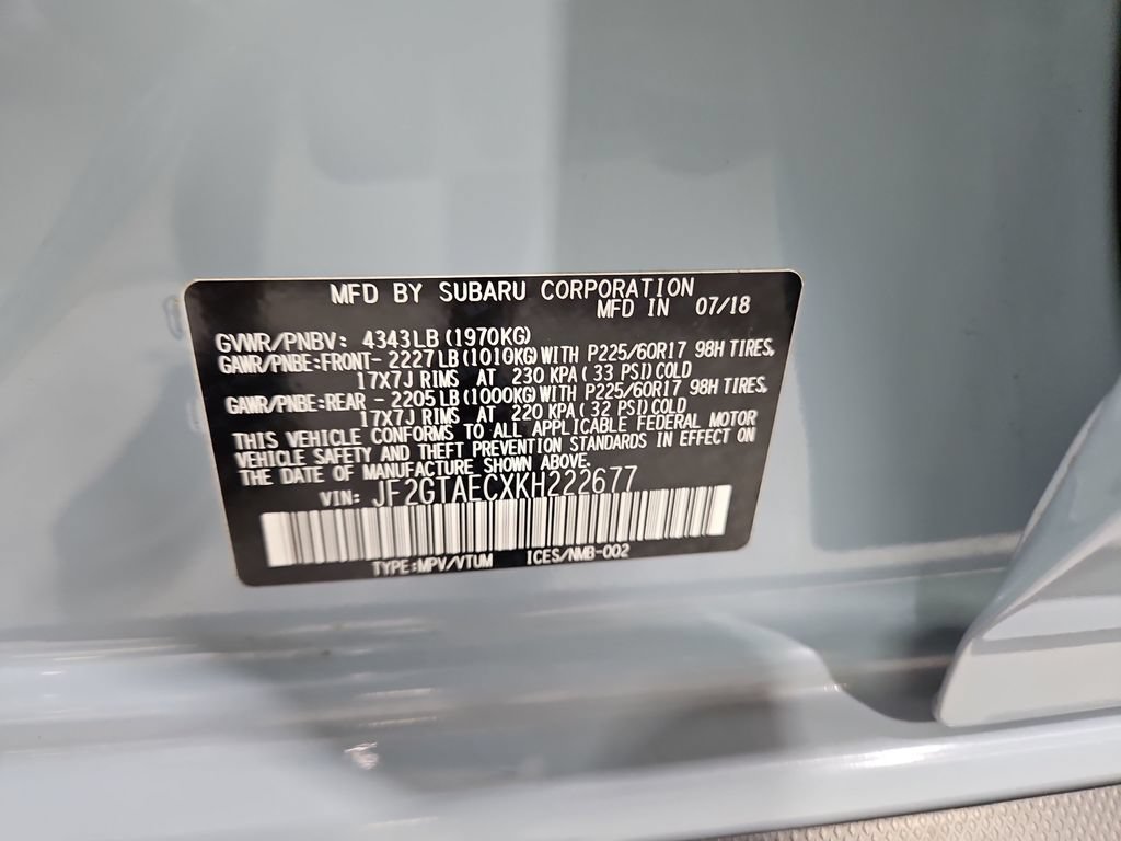 Used 2019 Subaru Crosstrek 2.0i Premium AWD/4WD image 30