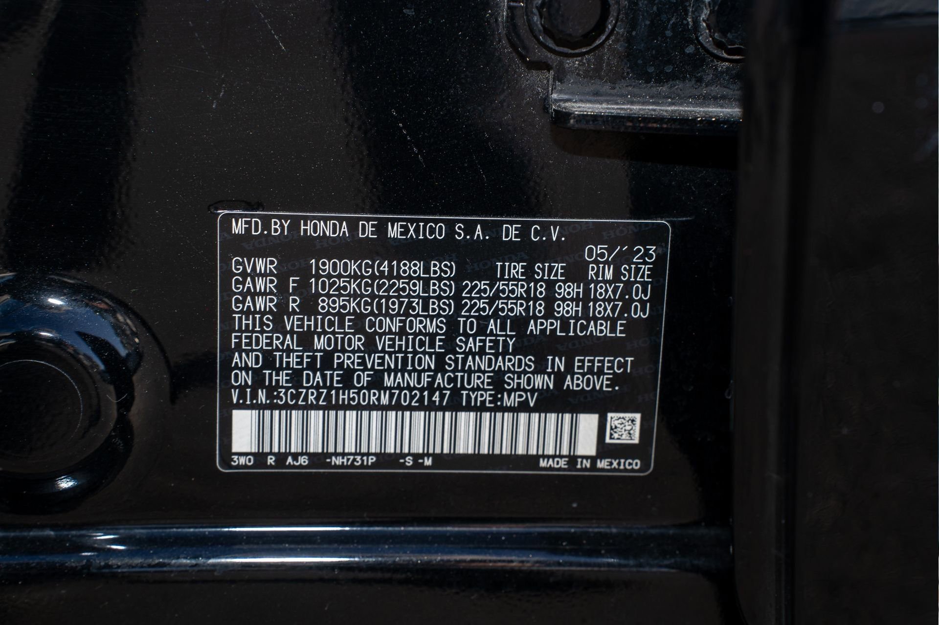 Certified 2024 Honda HR-V Sport image 36