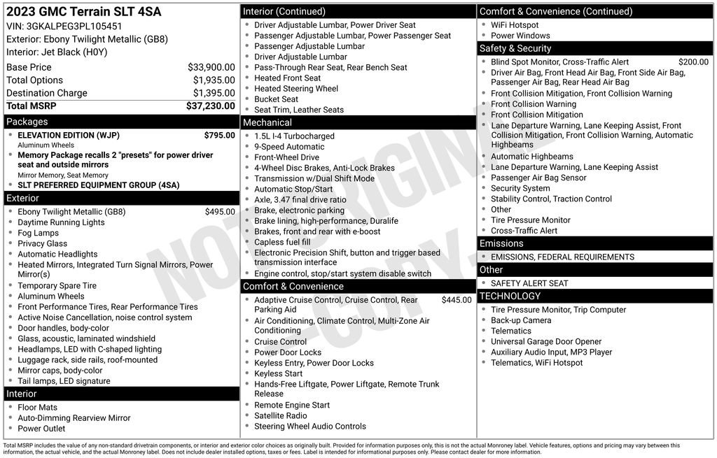 Used 2023 GMC Terrain SLT w/ Elevation Edition video 2