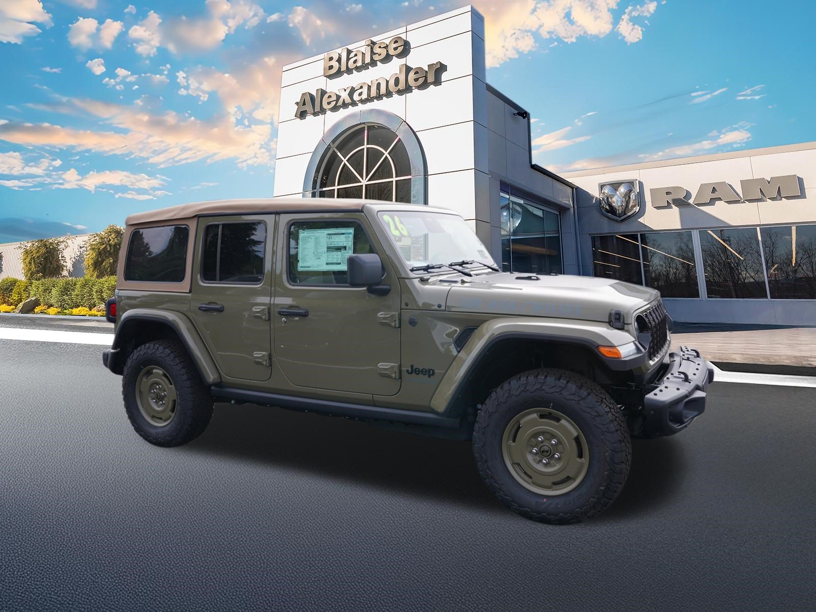 New 2026 Jeep Wrangler Unlimited Sport