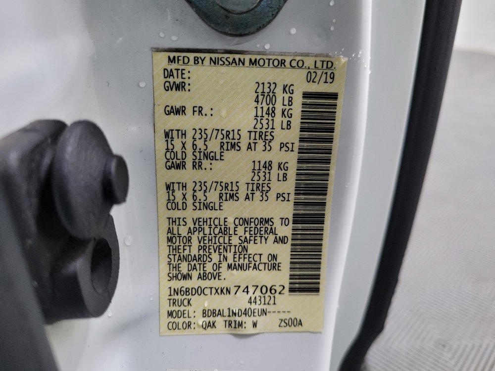 Used 2019 Nissan Frontier S image 33