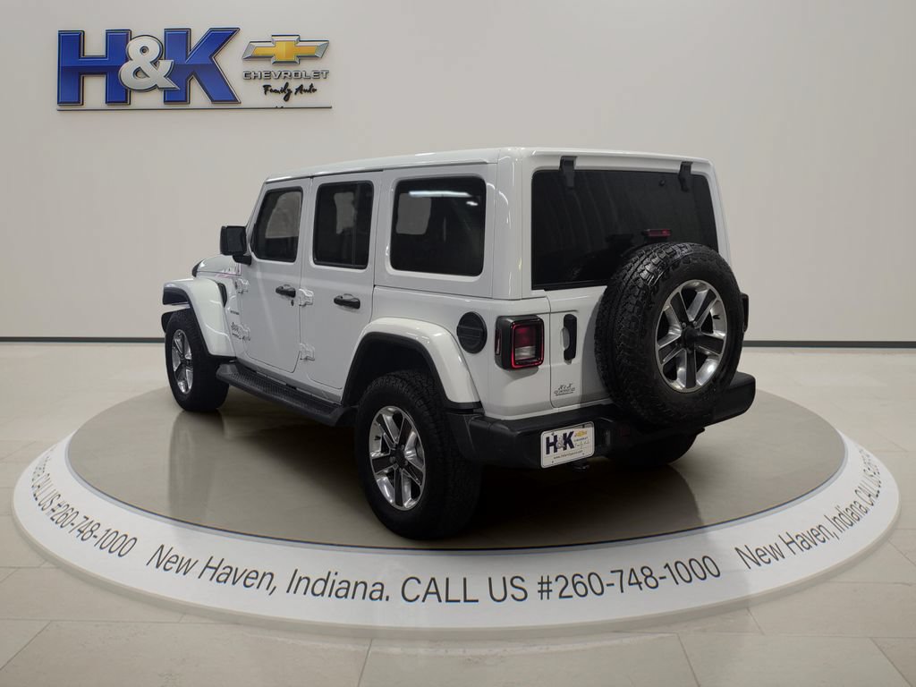 Used 2020 Jeep Wrangler Unlimited Sahara w/ Uconnect 4C Nav & Sound Group AWD/4WD image 4
