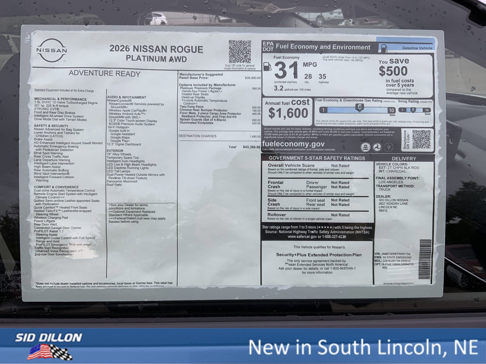 New 2026 Nissan Rogue Platinum w/ Platinum Premium Package image 13