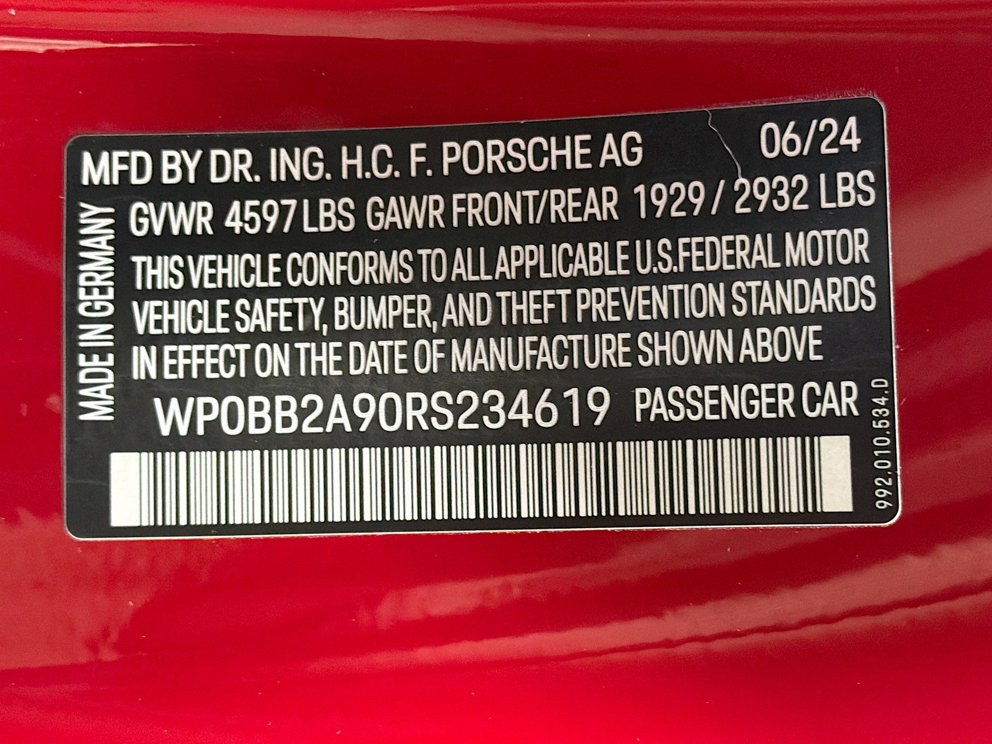 Certified 2024 Porsche 911 Targa 4S image 40