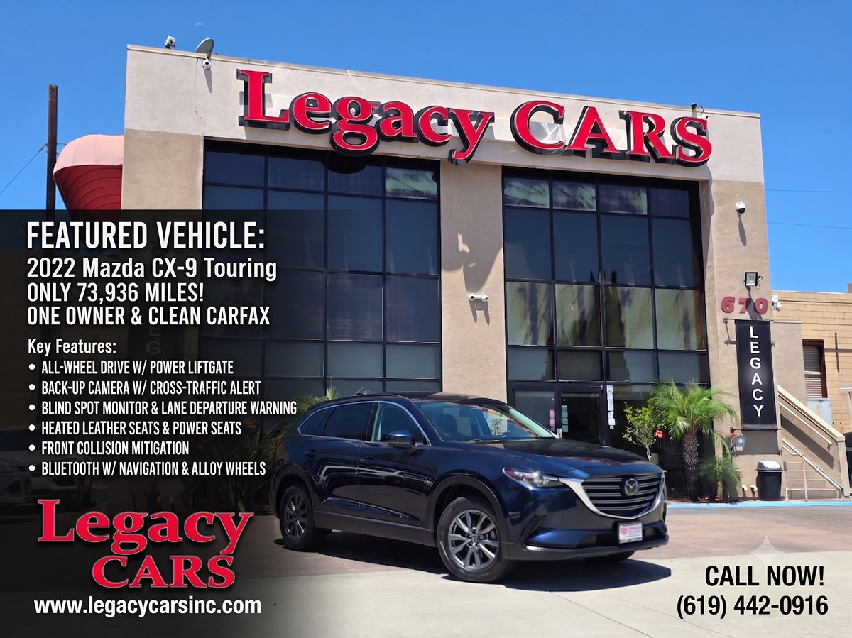 Used 2022 MAZDA CX-9 Touring AWD/4WD image 2