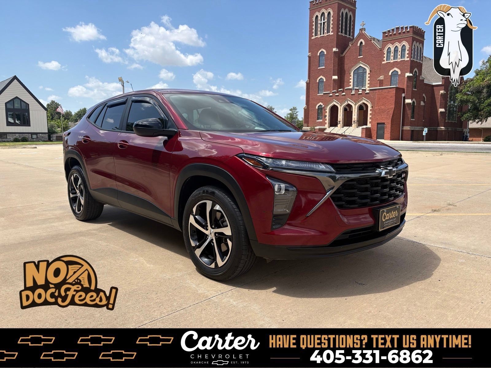 Used 2024 Chevrolet Trax RS w/ Sunroof Package FWD image 1