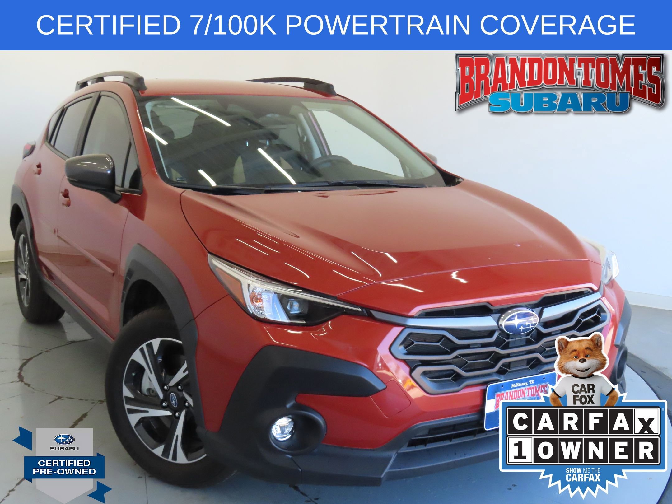 Certified 2025 Subaru Crosstrek 2.0i Premium w/ Crosstrek Mirror Package AWD/4WD image 1
