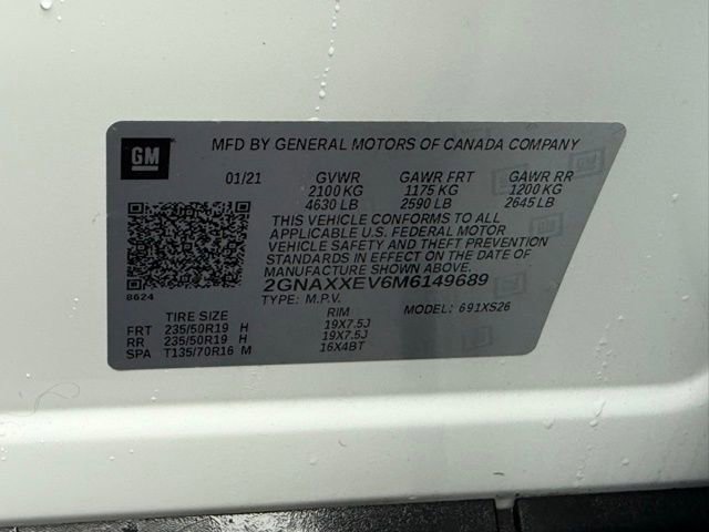 Used 2021 Chevrolet Equinox Premier w/ Redline Edition image 45