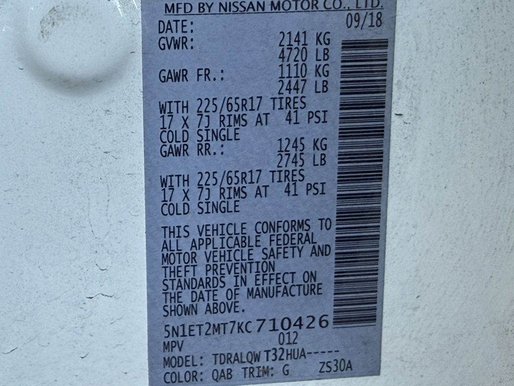 Used 2019 Nissan Rogue SV image 42