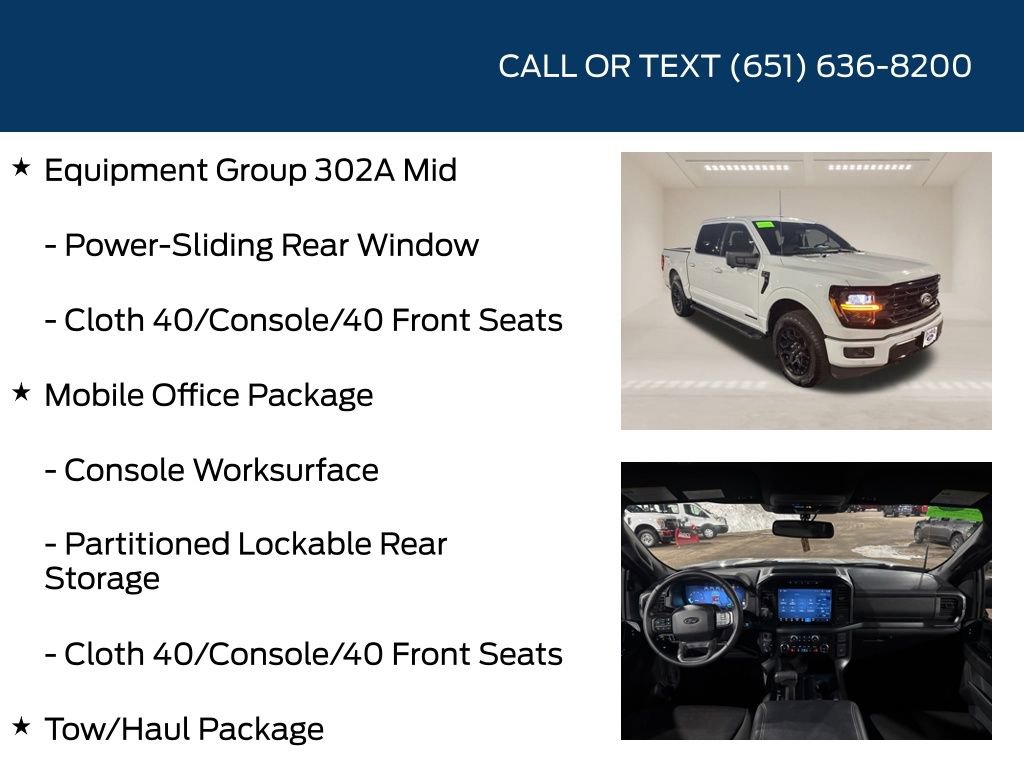 Used 2024 Ford F150 XLT w/ Equipment Group 302A MID image 20