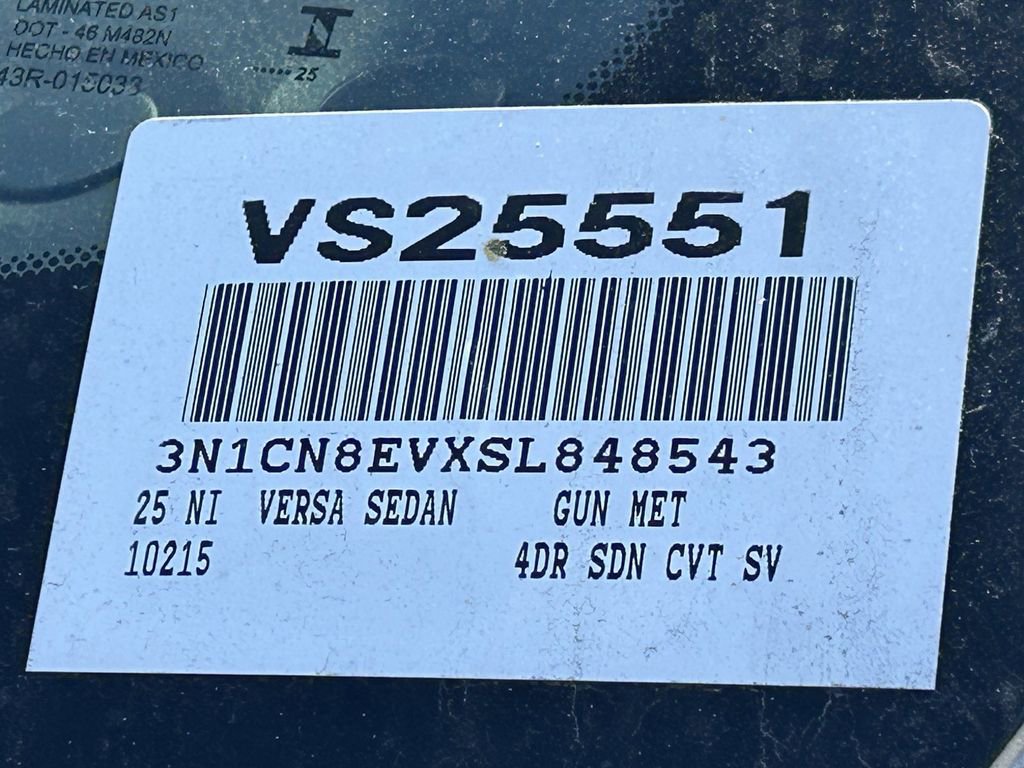 Used 2025 Nissan Versa SV w/ Trunk Package image 30