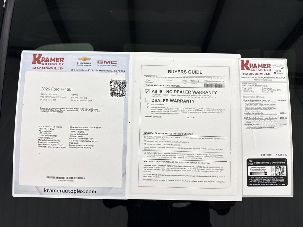 Used 2026 Ford F450 Platinum w/ Platinum Plus Package image 35