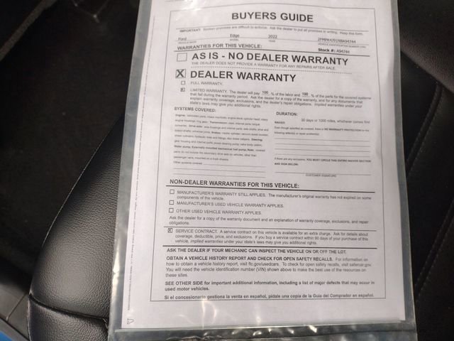 Used 2022 Ford Edge SEL image 50