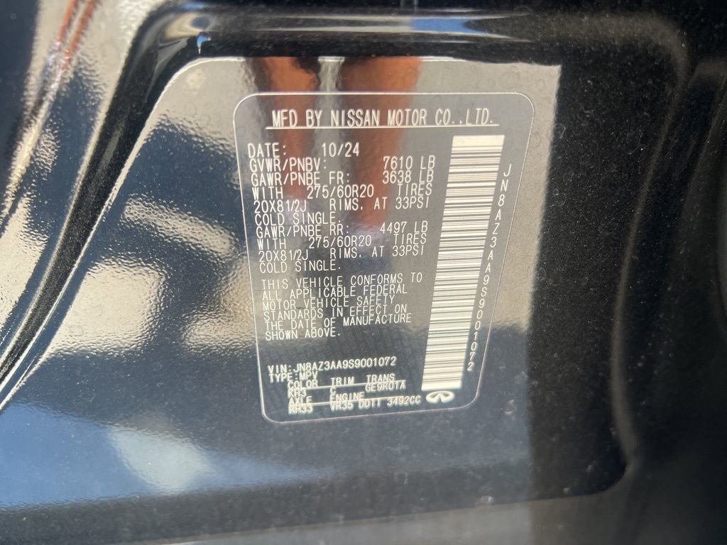 Used 2025 INFINITI QX80 Pure image 5