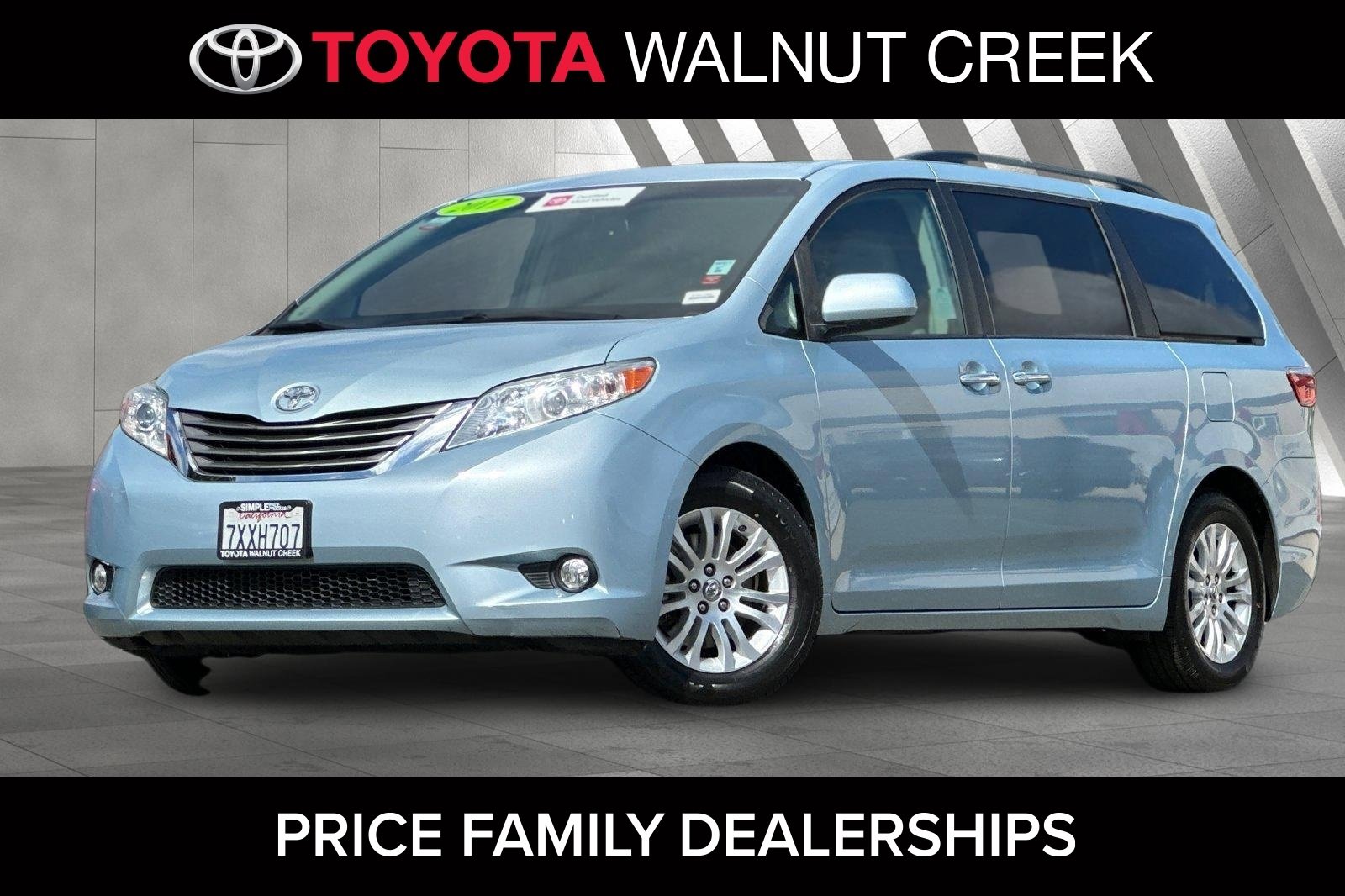 Certified 2017 Toyota Sienna XLE