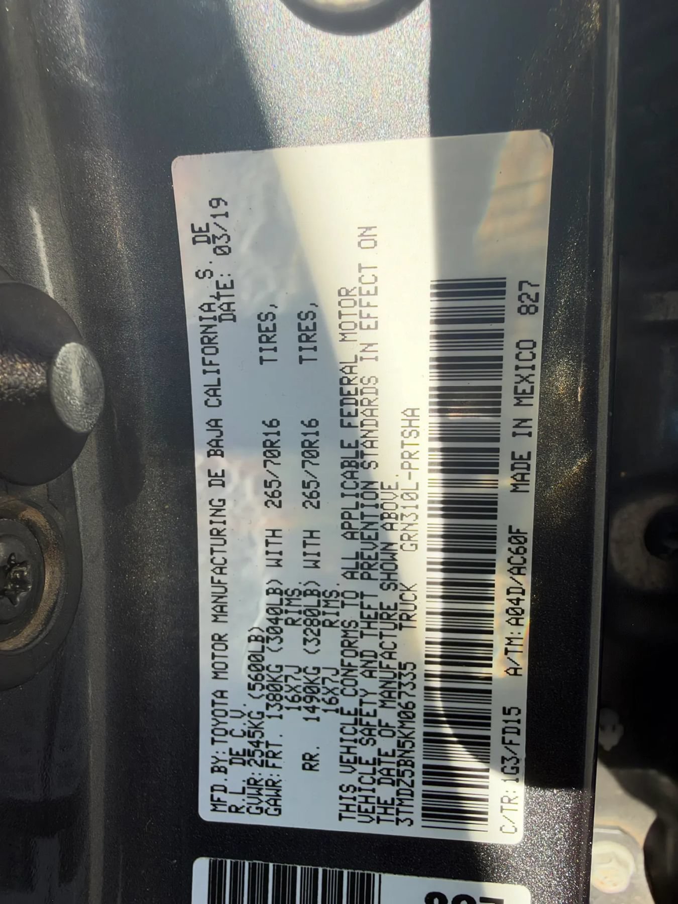 Used 2019 Toyota Tacoma TRD Off-Road AWD/4WD image 25
