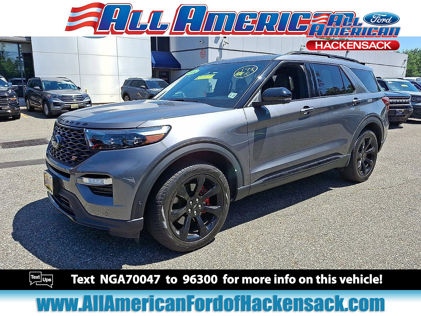 Certified 2022 Ford Explorer ST w/ Equipment Group 401A image 1
