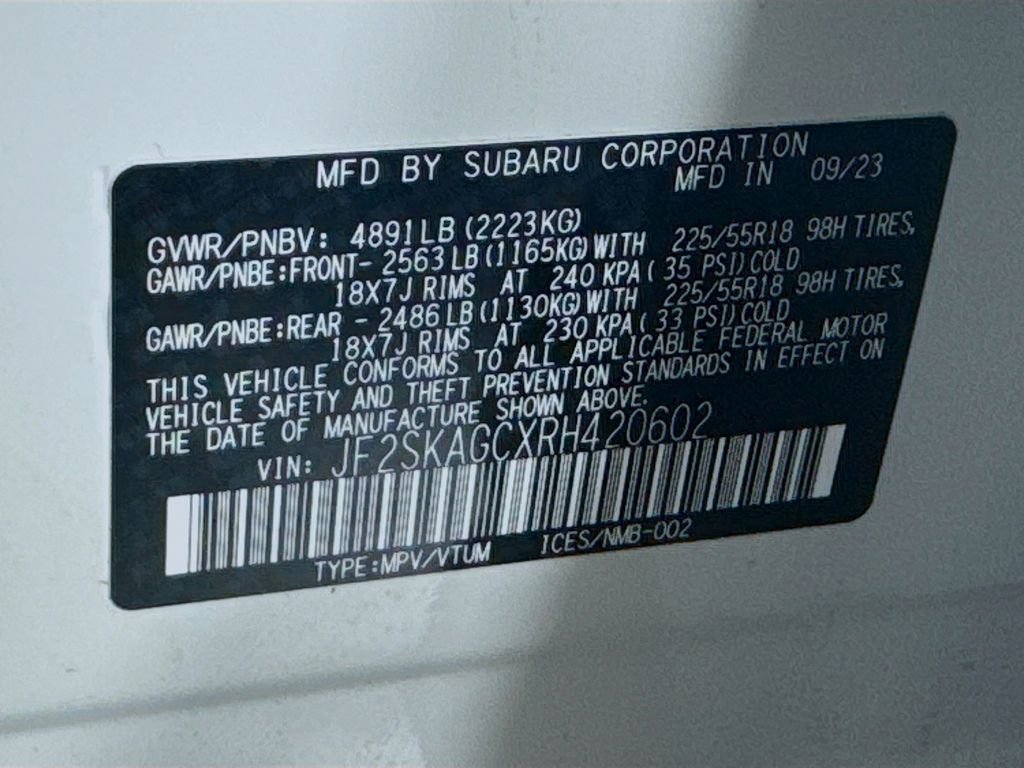 Certified 2024 Subaru Forester Sport image 42