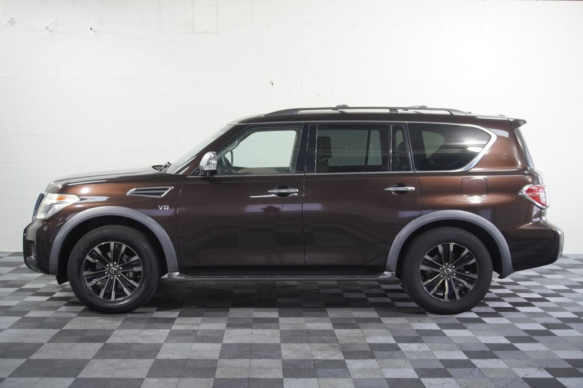Used 2017 Nissan Armada Platinum w/ Captain Seat Package AWD/4WD image 2