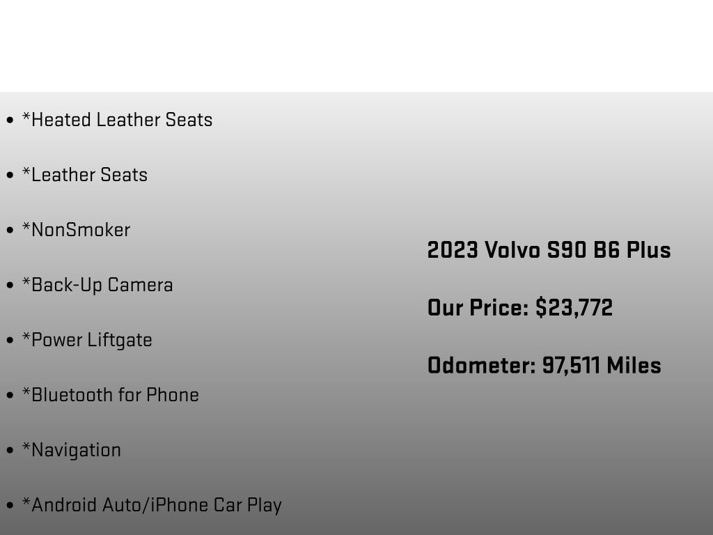 Used 2023 Volvo S90 B6 Plus AWD/4WD image 6
