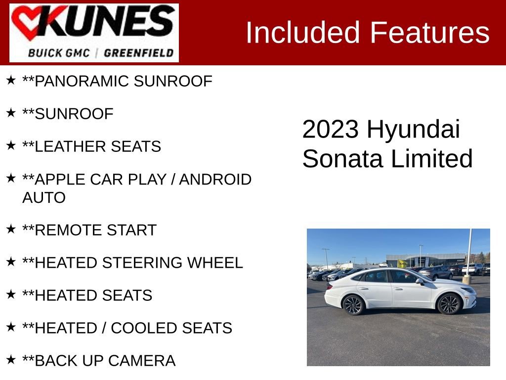 Used 2023 Hyundai Sonata Limited image 2