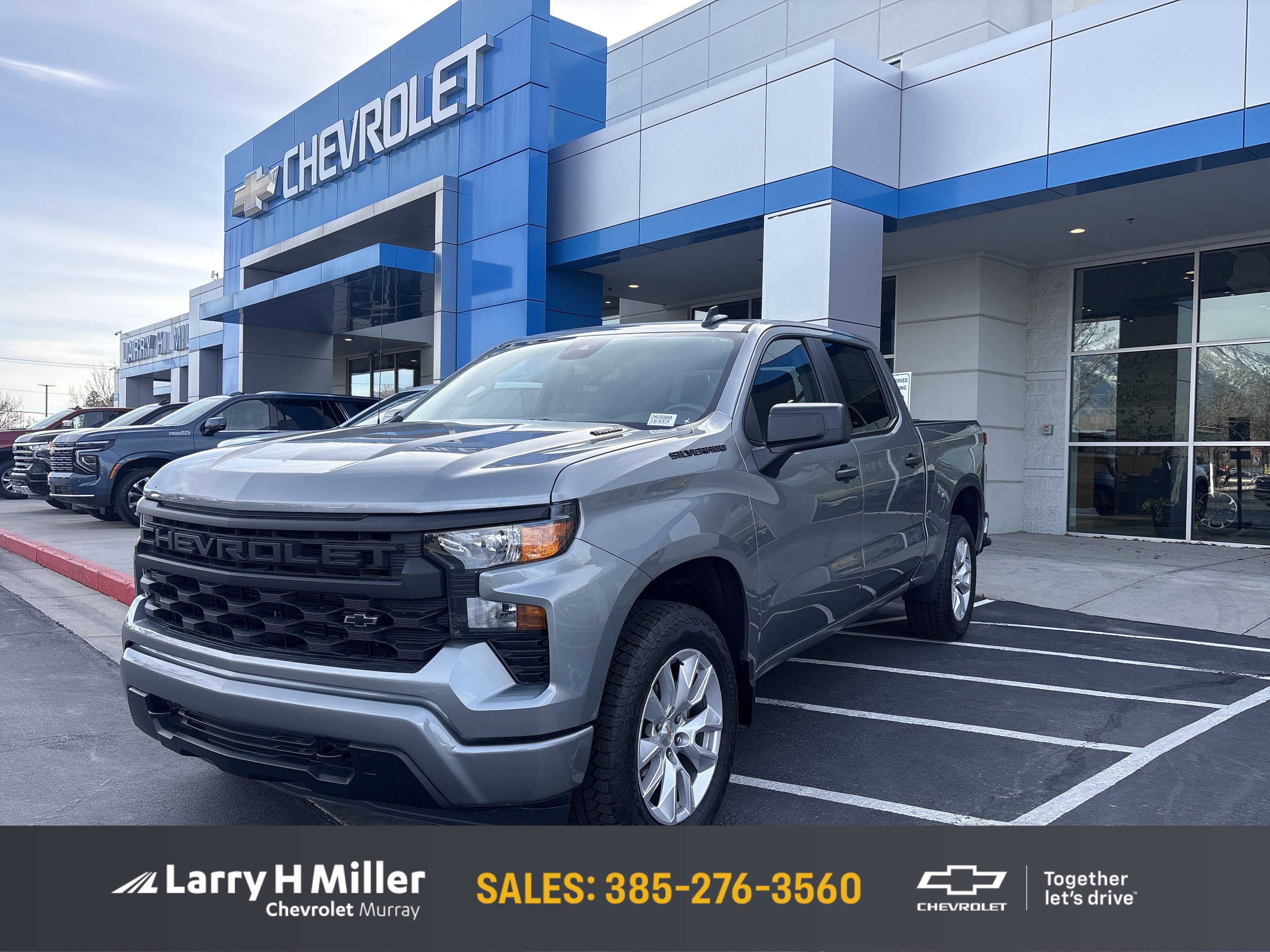 New 2025 Chevrolet Silverado 1500 Custom w/ LPO, Dark Essentials Package image 1