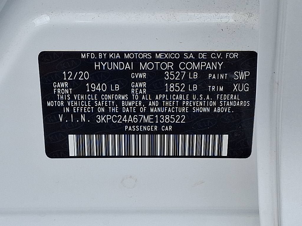 Used 2021 Hyundai Accent SEL FWD image 27