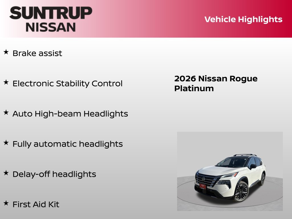 Certified 2026 Nissan Rogue Platinum w/ Platinum Premium Package AWD/4WD image 38