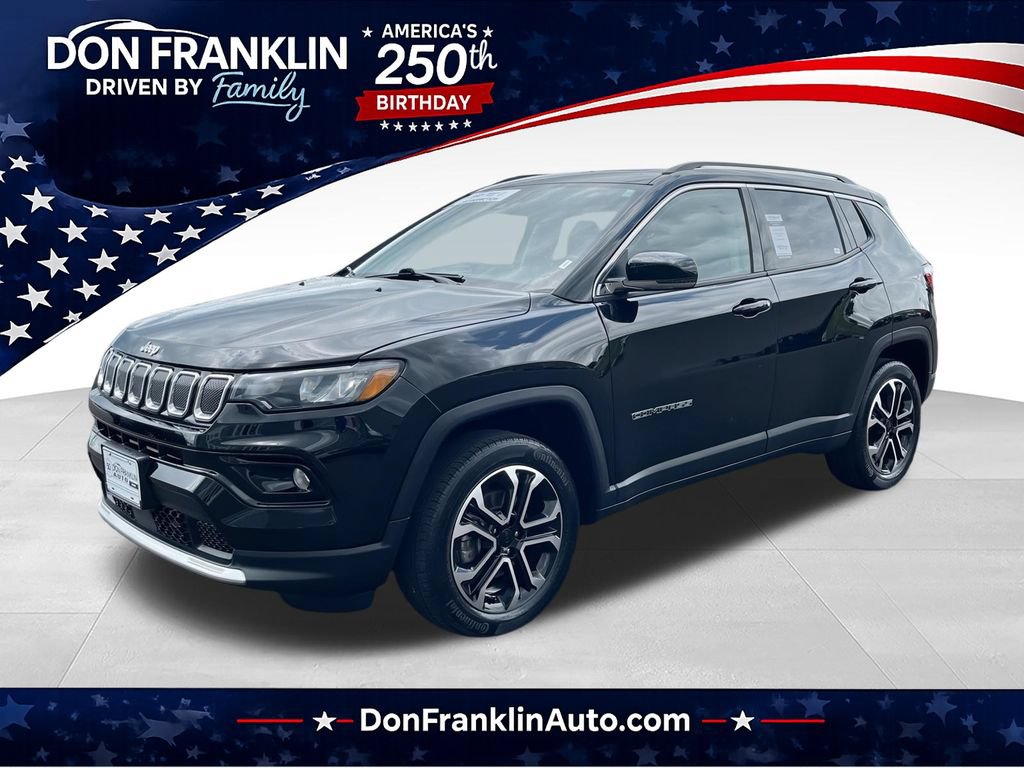 Used 2022 Jeep Compass Limited w/ Sun and Sound Group