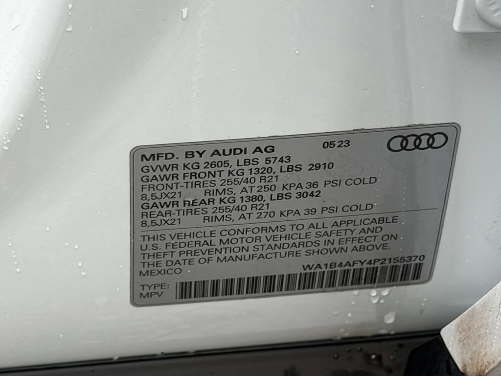 Certified 2023 Audi SQ5 Premium Plus w/ Premium Plus Package AWD/4WD image 31