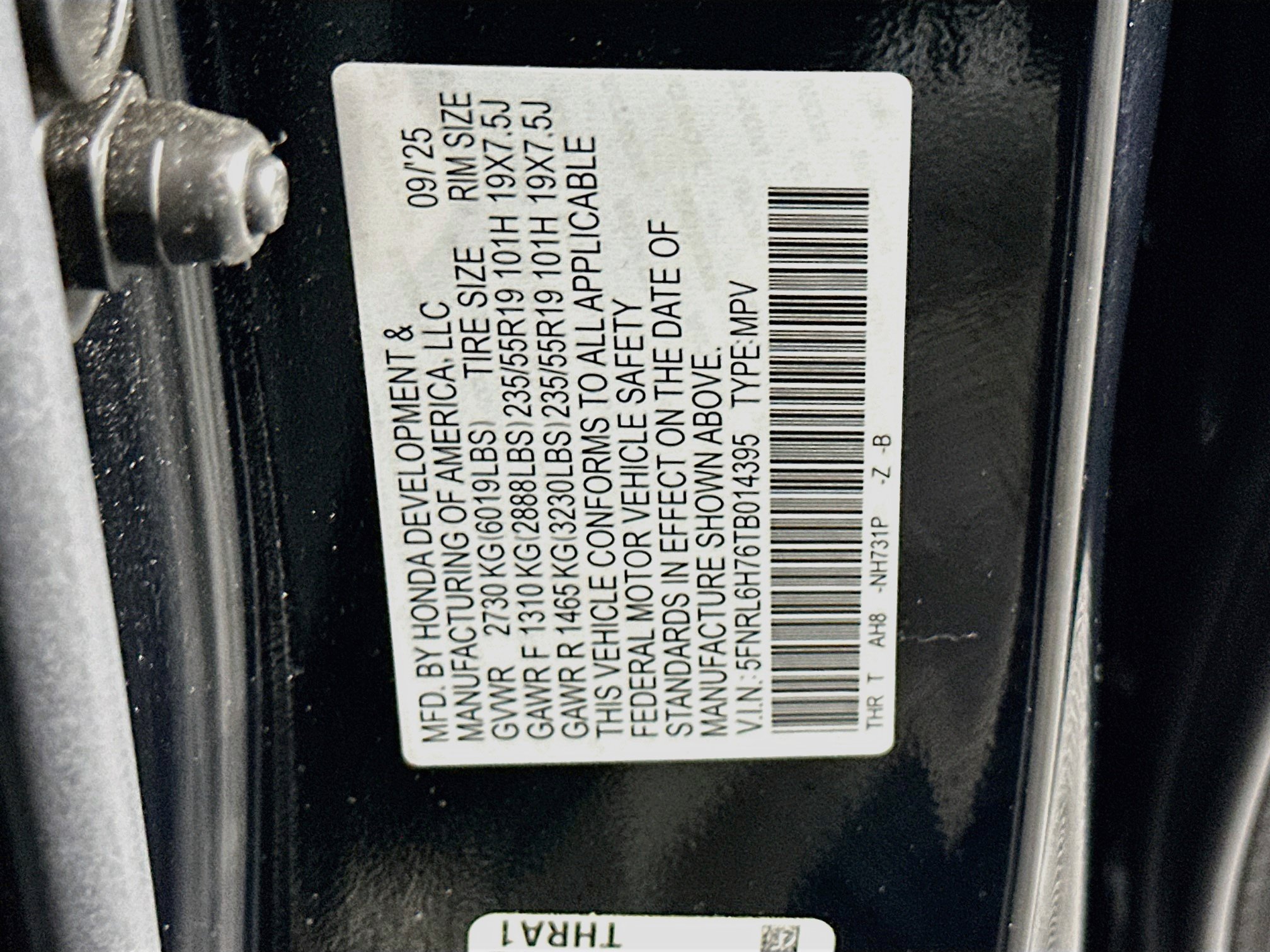 Used 2026 Honda Odyssey Sport-L image 12