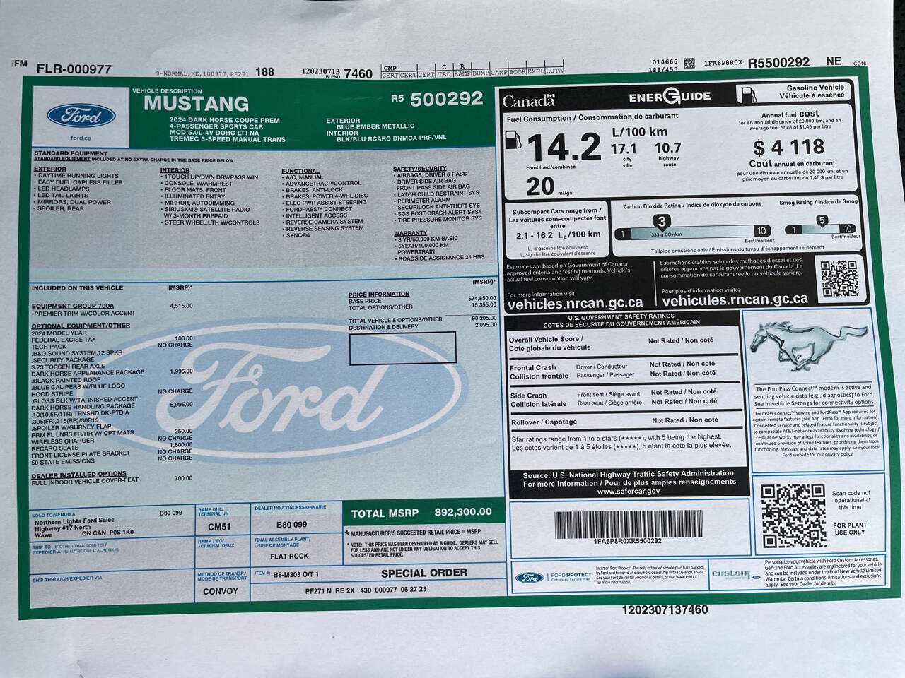 Used 2024 Ford Mustang Dark Horse w/ Dark Horse Handlin Package RWD image 31