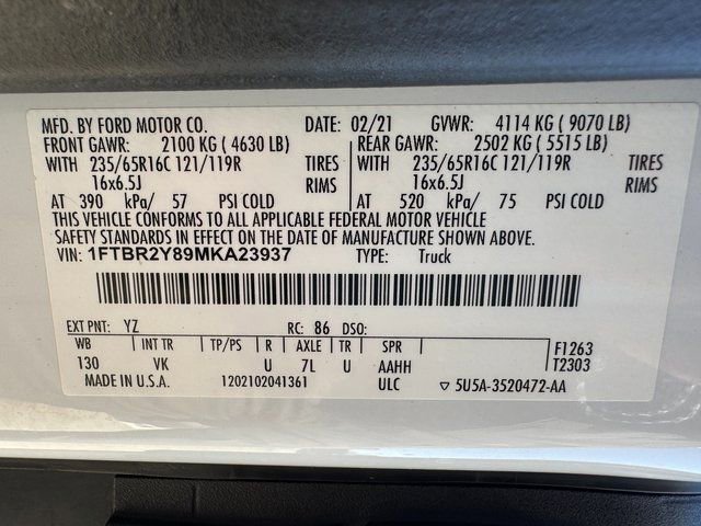 Used 2021 Ford Transit 250 Low Roof AWD image 27